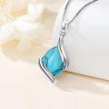 wholesale Teardrop Necklace For Women 925 Sterling Silver Gemstone Pendant Necklace Fine Jewelry Birthday Christmas Gifts For Women Her -0-3