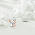 wholesale 925 Sterling Silver Angelic Bunny Leverback Earrings for Women Girls Gifts-0-3