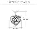 wholesale TOUPOP Custom Urn Locket Necklaces For Ashes S925 Sterling Silver Personalized Pet Paw Urn Locket Necklace Heart Photo Locket That Hold Pictures Keepsake Necklace -0-3
