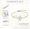 wholesale 925 Sterling Silver Infinity Heart Charm Bracelet with Figure Design Friendship s for Sis-0-3