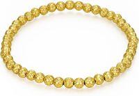 wholesale 14K Gold Bead Ball Stretch Bracelet 3mm 6mm for Women 5 9 -6.5 Inches style 2-4mm