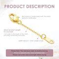 wholesale 14K Gold (Au585) Hypoallergenic Nickel-Free Jewelry Extender Chain - 1/2/3 Inch-0-2