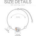 wholesale 925 Sterling Silver Heart & Rose Elephant Charm Bracelet for Women and Girls-0-4