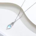 wholesale 925 Sterling Silver Triquetra Drop Pendant Necklace-0-1