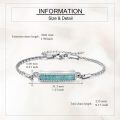 wholesale 925 Sterling Silver Turquoise Inlay Memorial Keepsake Urn Bracelet with Funnel and Spreader-0-4