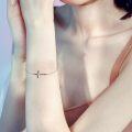 wholesale 925 Sterling Silver Cross Pendant Chain Link Bracelets  for Girls and Women-0-1