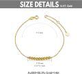 wholesale 14K Yellow Gold Ball Bead Chain Bracelet for Women - 6/7/8 Size s-0-5