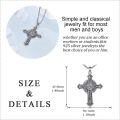 wholesale 925 Sterling Silver Masonic Celtic Cross with Square & Compasses Pendant Necklace for Men Women Freemasonry s 36 Chain-0-4