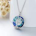 wholesale Tree Of Life Necklace 925 Sterling Silver Tree Of Life Pendant Necklace With Crystal Family Tree Jewelry For Women -0-4
