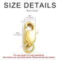 wholesale 10k Gold Extension Chain With Lobster Clasps For Jewelry Making-0-7