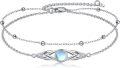 wholesale Sterling Silver Moonstone Celtic Anklet Irish Knot Viking Jewelry-0-0