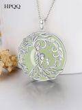 wholesale 14K Gold Sterling Silver Jade Tree of Life Necklace for Women-0-50