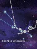 wholesale 925 Sterling Silver & Nanotech Stone Photo Projection Necklace - Custom Zodiac Taurus Constellation Pendant for Her, Gift Box-0-3