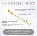 wholesale 14k Gold Necklace Bracelet Extender Chain 1/1.5/2/3/4/5 Durable Removable Extension Chain-0-1