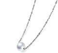 wholesale 925 Sterling Silver Single Pearl Choker Necklace for Women 7-8mm Freshwater Cultured Pearls Wedding Bridesmaids Anniversary 14 16 18 inch-0-8