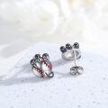 wholesale 925 Sterling Silver Baseball Claw Stud Earrings for Women and Men Sportswear Accessories Gift Ideas-0-1