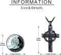 wholesale Sterling Silver Cross Necklace with Crown of Thorns Pendant Catholic Jewelry for Men Women-0-22
