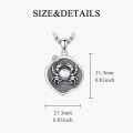 wholesale Sterling Silver Zodiac Constellation Necklace Astrology Pendant-0-12