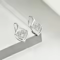 TOUPOP Sterling Silver Dangle Drop Hoop Earrings For Women Birthday Anniversary Christmas Gifts-0-4