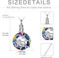wholesale Sterling Silver Sloth Pendant Necklace Gifts for Women-0-10