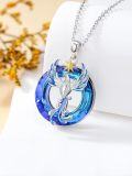 wholesale TOUPOP Phoenix Necklace 925 Sterling Silver Phoenix Pendant Nirvana Phoenix Rising Jewelry With Crystal Birthday Christmas Gifts For Her Women Wife Mom Daughter -0-4