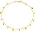 wholesale 18K Gold Shell Charm Ankle Anklet for Women - Adjustable Size s-0-0