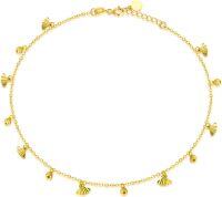 wholesale 18K Gold Shell Charm Ankle Anklet for Women - Adjustable Size s-18K Gold Anklet