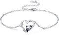 wholesale 925 Sterling Silver Heart-Shaped Panda Charm Bracelet for Women Gifts-0-0
