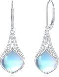 wholesale Sterling Silver Celtic Teardrop Drop Earrings Jewelry Gifts for Women-0-6