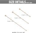 wholesale Rose Gold 14K Gold 2 - 6 Adjustable Length Extension Chain for Necklaces and Anklets-0-4
