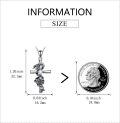 wholesale 925 Sterling Silver Snake and Cross Pendant Necklaces for Men & Women - Vintage Style Irish s-0-1