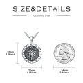 wholesale 925 Sterling Silver Egyptian Ankh Eye of Horus and Anubis Pendant Necklaces for Men & Women-0-5