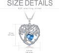 wholesale TOUPOP Topaz Tree Of Life Necklace Sterling Silver December Birthstone Pendant Necklace Heart Irish Celtic Tree Jewelry Birthday Christmas Gifts For Women Wife Girlfriend -0-5