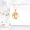 wholesale 14K Gold Tree of Life Pendant Necklace for Women-0-1