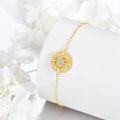 wholesale Gold Compass Design 14K Gold Plated Moissanite Bracelet for Women's s-0-2