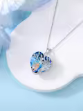 TOUPOP 925 Sterling Silver Tree Of Life Sisters Pendant Necklaces-0-4