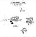 wholesale 925 Sterling Silver Raccoon Stud Earrings Adorable Animal Gifts for Women Girls-0-3