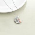 wholesale 925 Sterling Silver Moon & Back Love Necklace Gift for Mom Nana Mother Daughter-0-1
