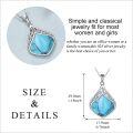 wholesale 925 Sterling Silver Moonstone Lapis Larimar Moss Agate Teardrop Filigree Pendant-0-19