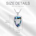 wholesale 925 Sterling Silver Pendant with Abalone Shell and Bull Head Design - 3D Tridents & Arrows Necklace for Women/Men-0-3