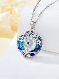 wholesale TOUPOP Evil Eye Necklace 925 Sterling Silver Tree Of Life/turquoise Evil Eye Crystal Pendant Necklace Protection Jewelry Amulet Christmas Gifts For Women Her -0-4