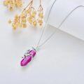 wholesale  Sterling Silver Quartz Frog Pendant Necklace Gift for Women Mom -0-38