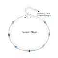 wholesale 925 Sterling Silver Rainbow 7 Chakra Stones Yoga Bracelet for Women Wife Girlfriend-0-4