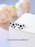 TOUPOP Sterling Silver Soccer Heart Stud Earrings Sport Jewelry Gifts-0-1