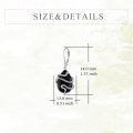 wholesale 925 Sterling Silver Black Snake Drop Earrings-0-3