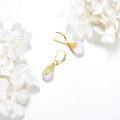 wholesale 14K Gold Crystal Dangle Drop Earrings Birthstone Jewelry Gift for Her-0-3