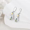 wholesale 925 Sterling Silver Mountain And Tree Leverback Earrings-0-1