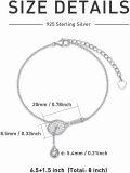 wholesale 925 Sterling Silver Tennis Racket and Ball Charm Bracelet Sport s for Women-0-3