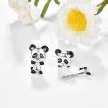 wholesale 925 Sterling Silver Rabbit Stud Earrings for Girls and Women - Cute Animal  Set-0-2