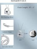 wholesale 925 Sterling Silver Heart Mom Photo Frame Pendant Necklace w/ CZ Stones - Mothers' Day Gift for Her-0-4